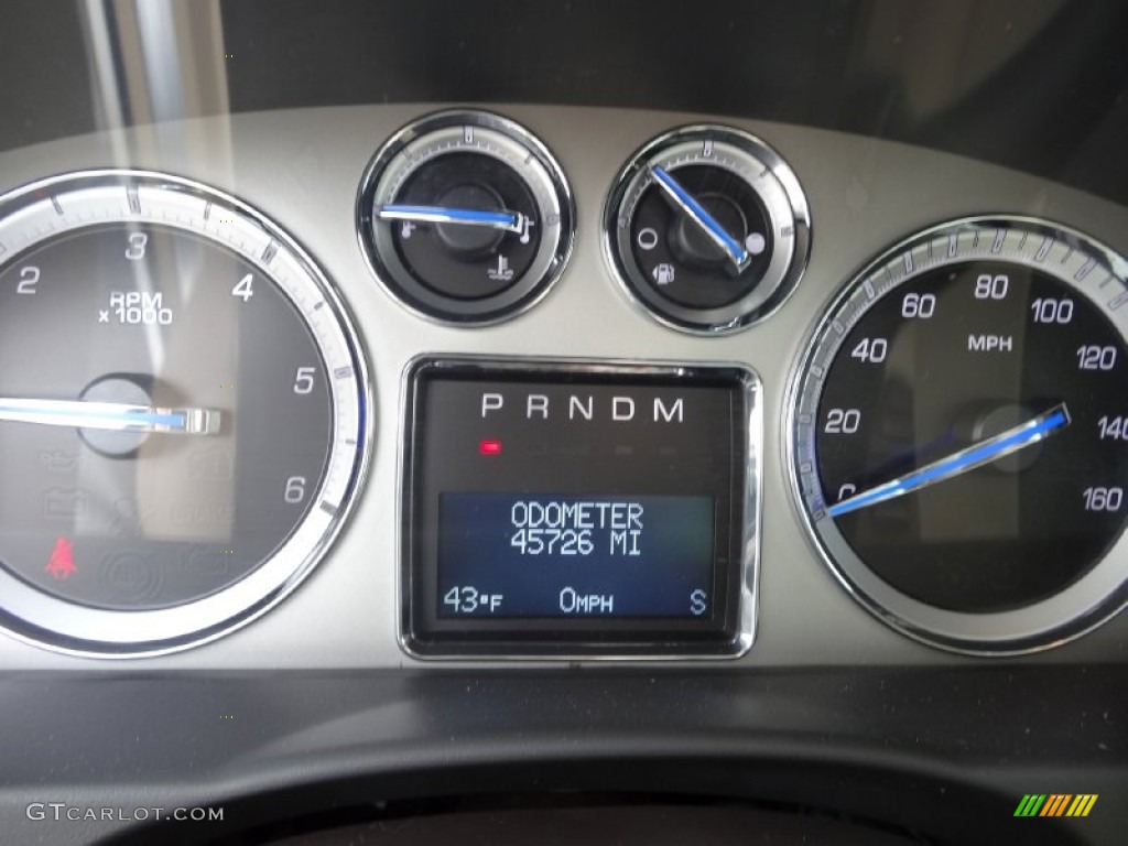 2010 Cadillac Escalade Premium AWD Gauges Photo #77715102