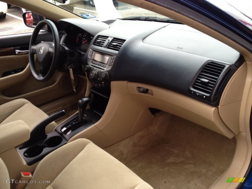 2006 Accord LX Coupe - Sapphire Blue Pearl / Ivory photo #19
