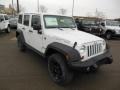 2013 Bright White Jeep Wrangler Unlimited Moab Edition 4x4  photo #4