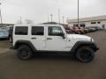 2013 Bright White Jeep Wrangler Unlimited Moab Edition 4x4  photo #5