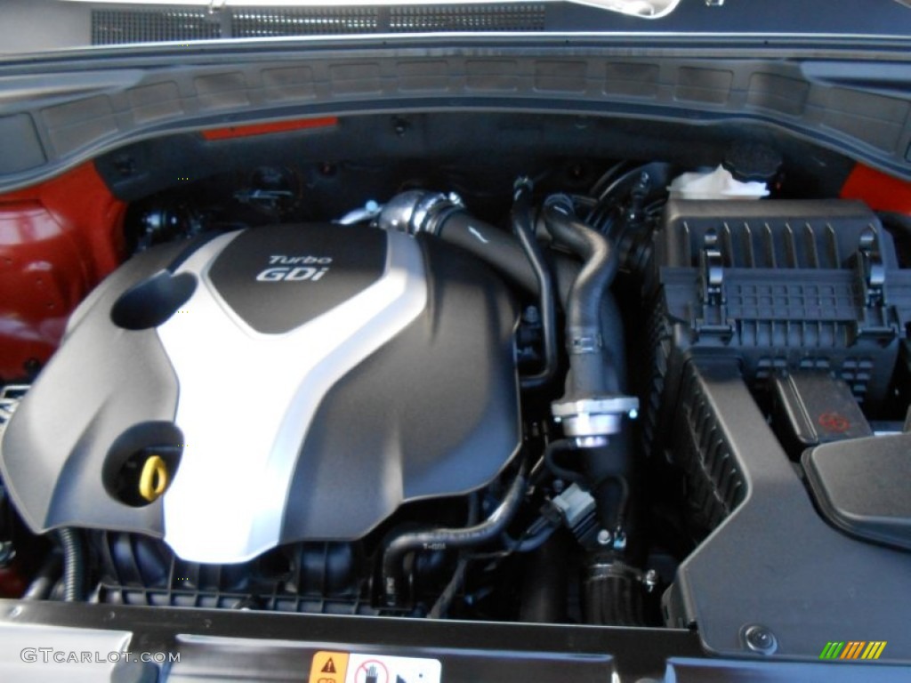 2013 Hyundai Santa Fe Sport 2.0T 2.0 Liter Turbocharged DOHC 16-Valve D-CVVT 4 Cylinder Engine Photo #77715543