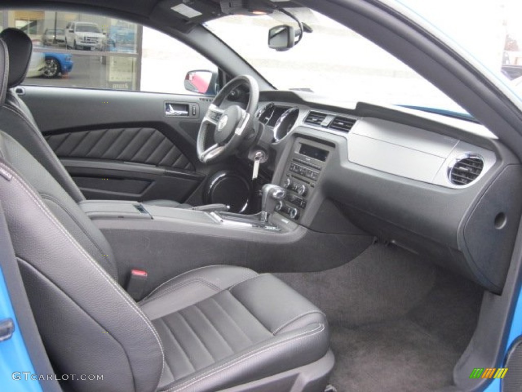 Charcoal Black Interior 2012 Ford Mustang V6 Premium Coupe Photo #77715552