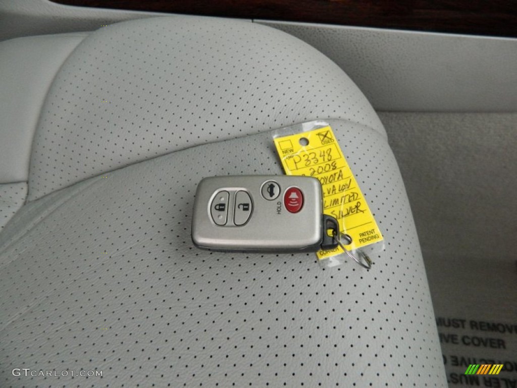 2008 Avalon Limited - Classic Silver Metallic / Ash Gray photo #13