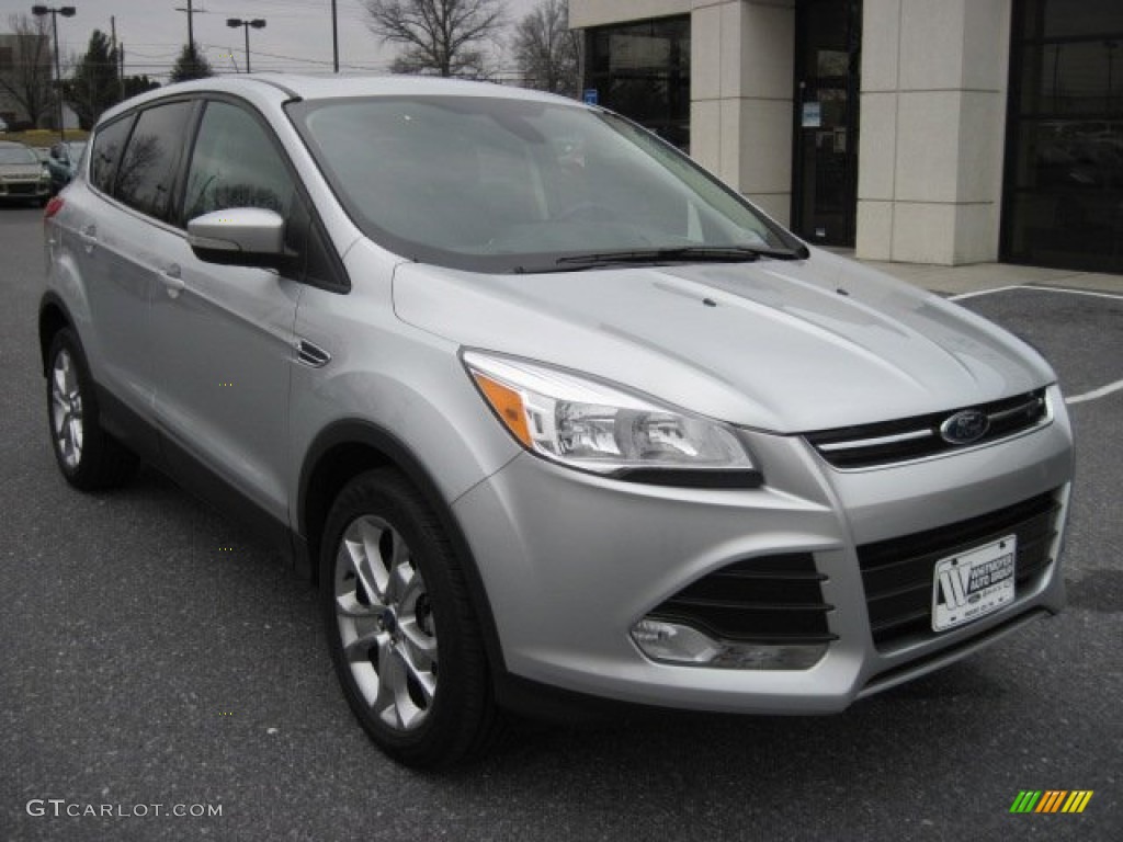 2013 Escape SEL 2.0L EcoBoost 4WD - Ingot Silver Metallic / Charcoal Black photo #2