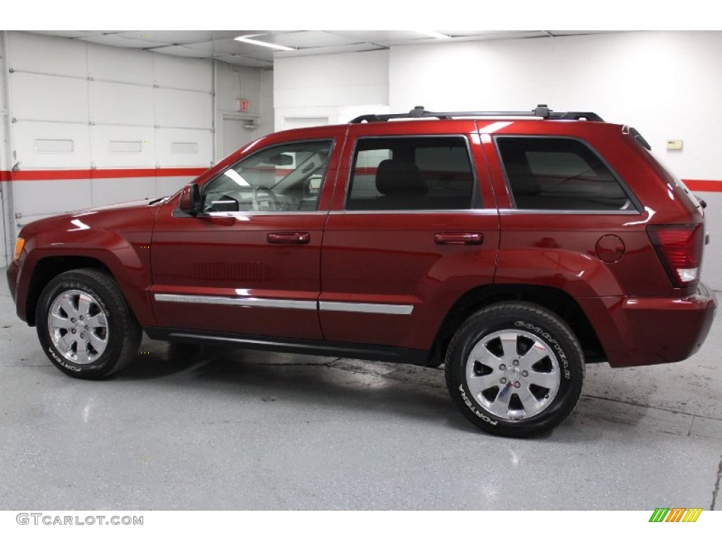 2008 Grand Cherokee Limited 4x4 - Red Rock Crystal Pearl / Dark Slate Gray/Light Graystone photo #8