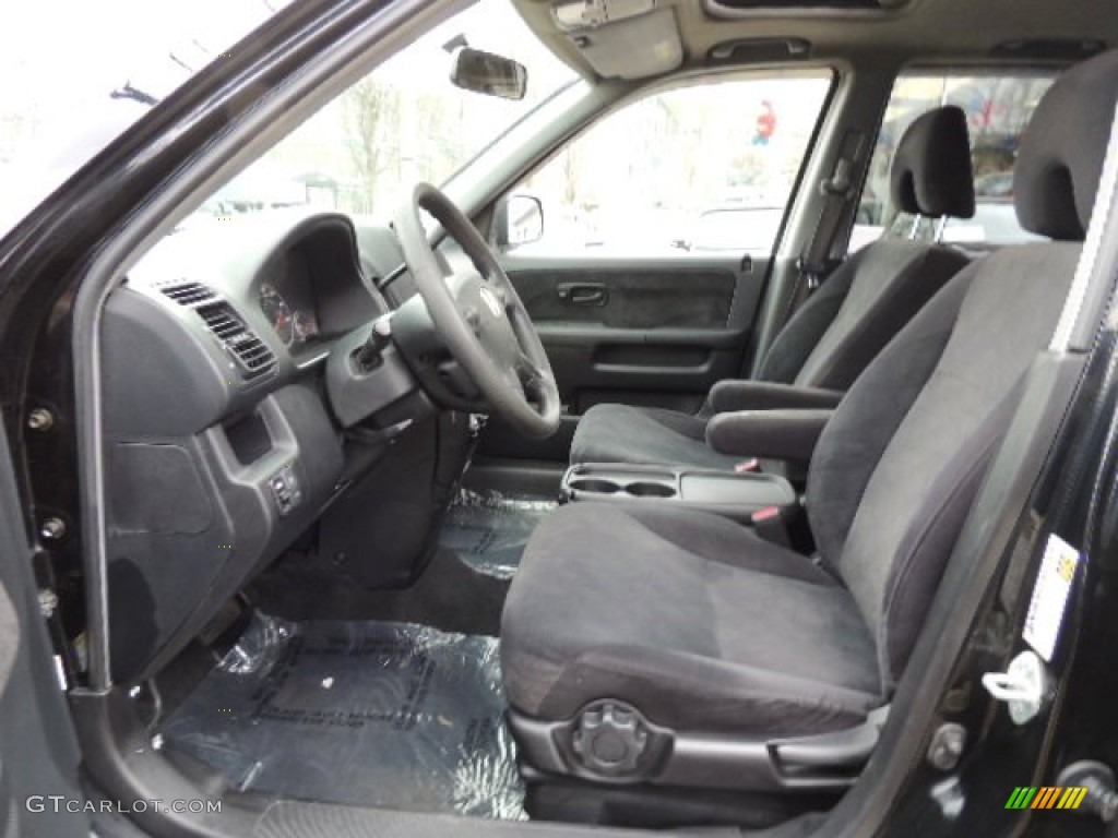 Black Interior 2006 Honda CR-V EX 4WD Photo #77716670