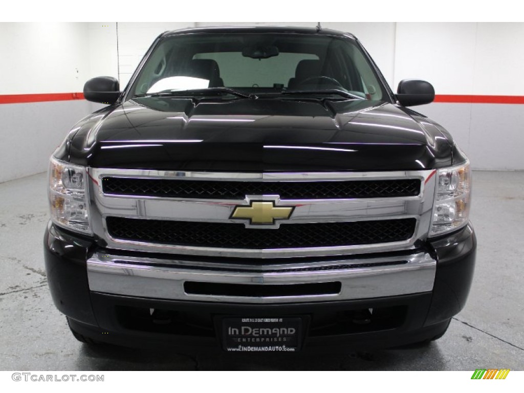 2009 Silverado 1500 LT Crew Cab 4x4 - Black / Ebony photo #4