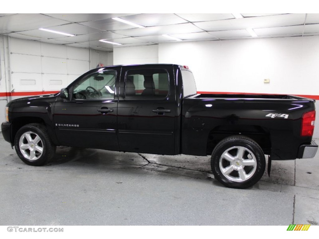 2009 Silverado 1500 LT Crew Cab 4x4 - Black / Ebony photo #8