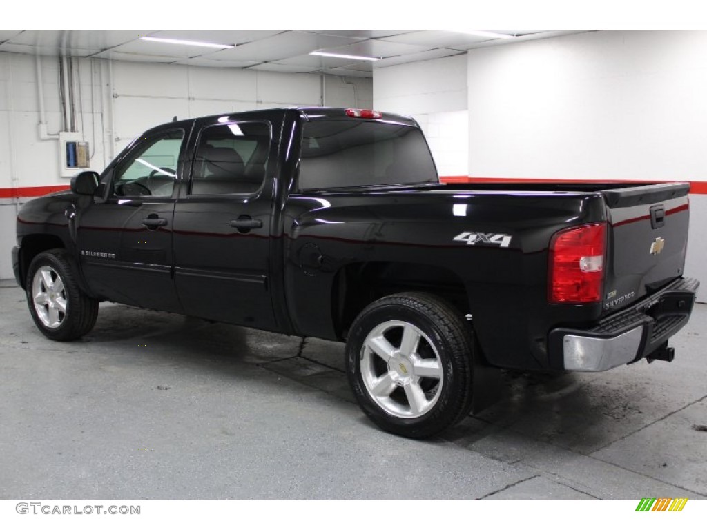 2009 Silverado 1500 LT Crew Cab 4x4 - Black / Ebony photo #9