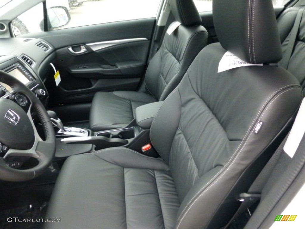 2013 Honda Civic EX-L Sedan Front Seat Photo #77718786