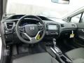 Black 2013 Honda Civic EX-L Sedan Dashboard