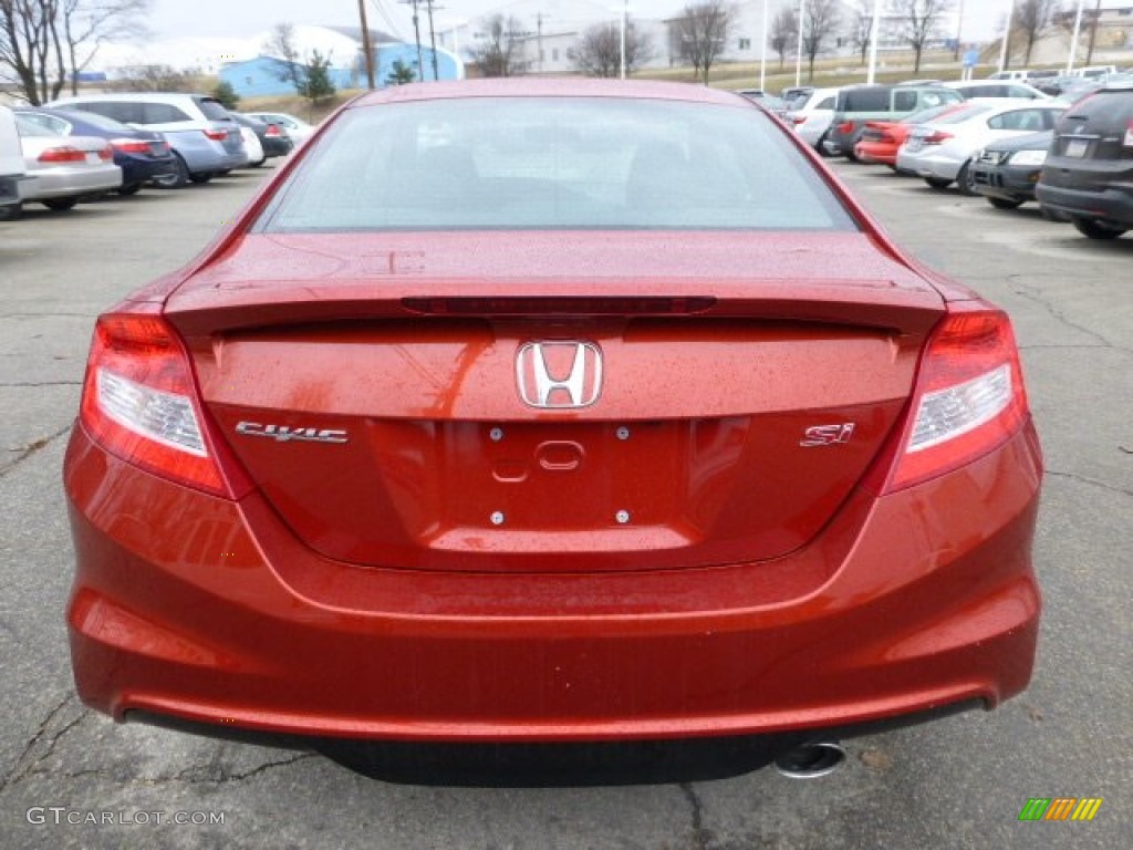 Sunburst Orange Pearl 2013 Honda Civic Si Coupe Exterior Photo #77719011