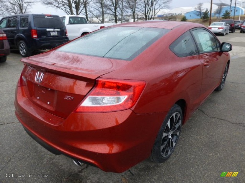 Sunburst Orange Pearl 2013 Honda Civic Si Coupe Exterior Photo #77719029