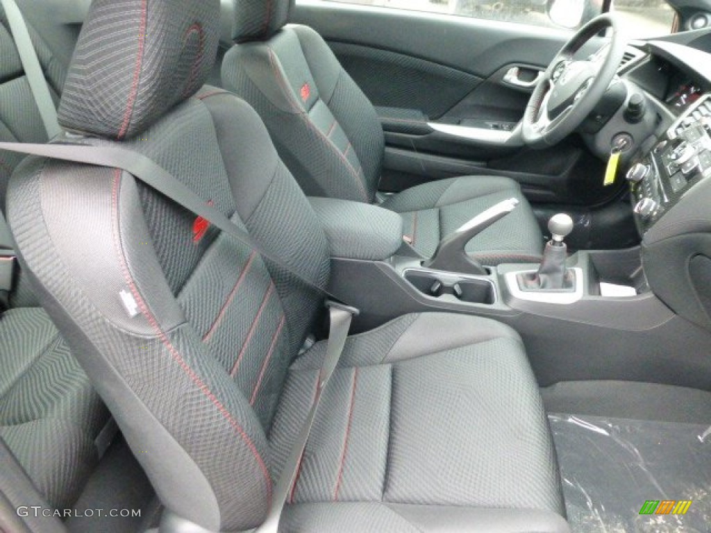 2013 Honda Civic Si Coupe Front Seat Photo #77719134