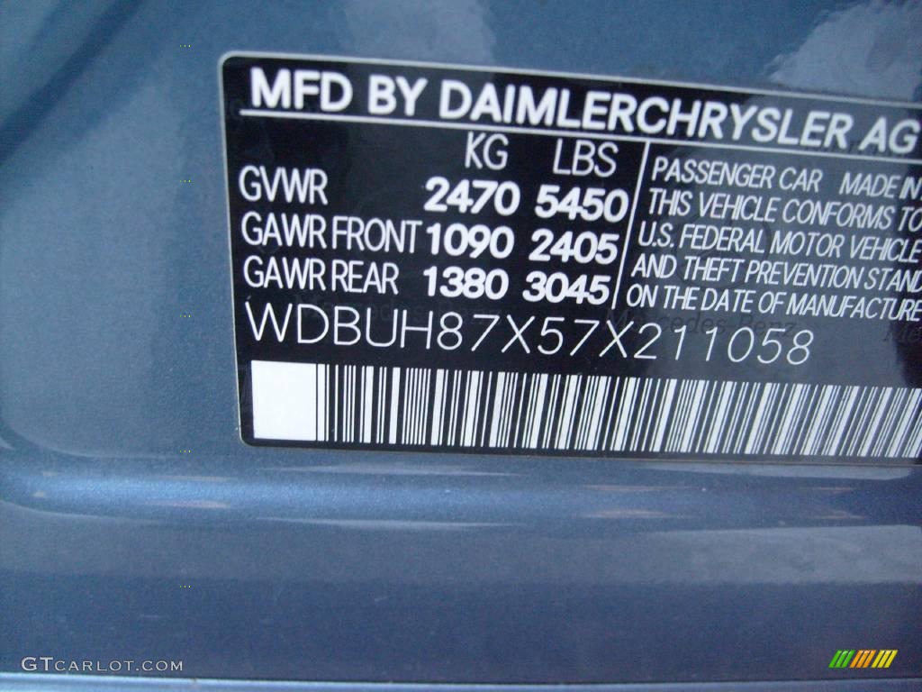 2007 E 350 4Matic Wagon - Platinum Blue Metallic / Cashmere photo #13