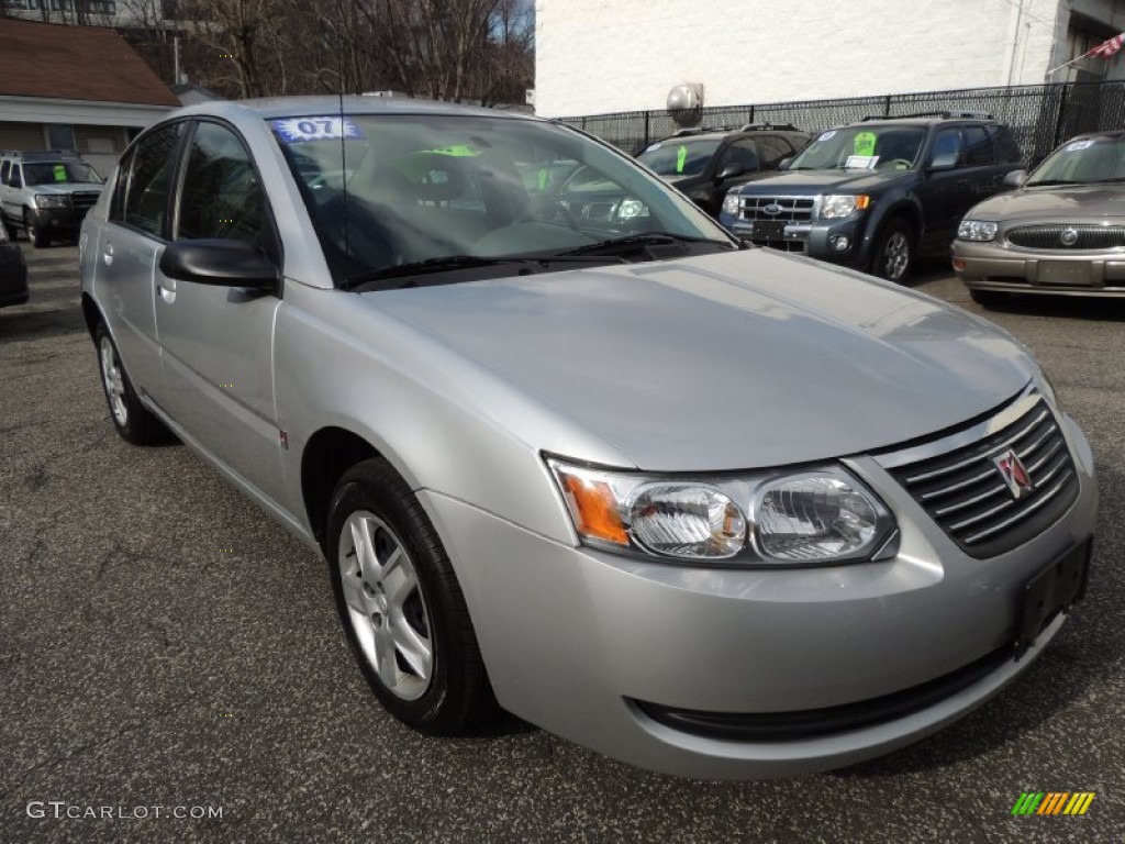 Silver Nickel 2007 Saturn ION 2 Sedan Exterior Photo #77719255