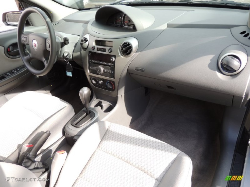 2007 Saturn ION 2 Sedan Gray Dashboard Photo #77719293