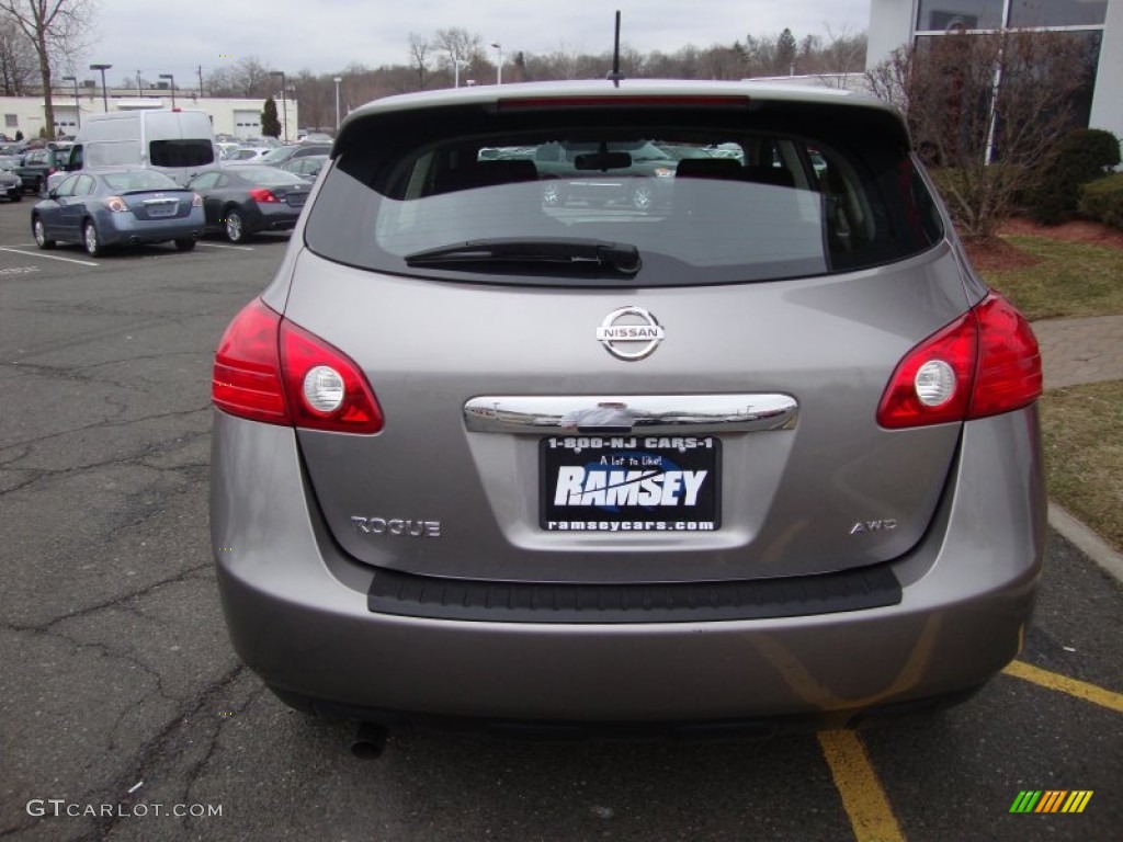 2011 Rogue S AWD - Gotham Gray Metallic / Black photo #3