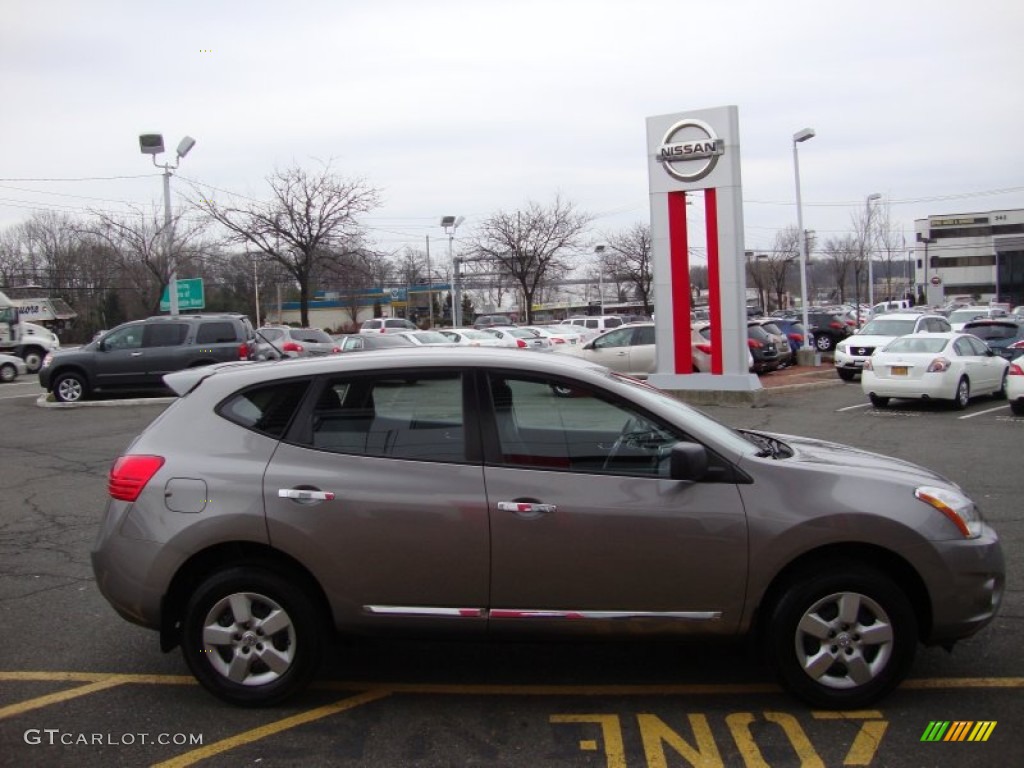 2011 Rogue S AWD - Gotham Gray Metallic / Black photo #4