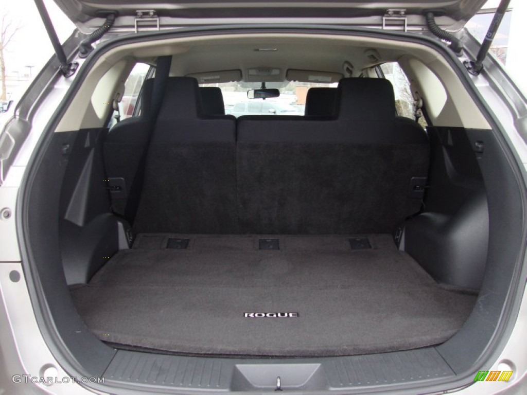 2011 Rogue S AWD - Gotham Gray Metallic / Black photo #9