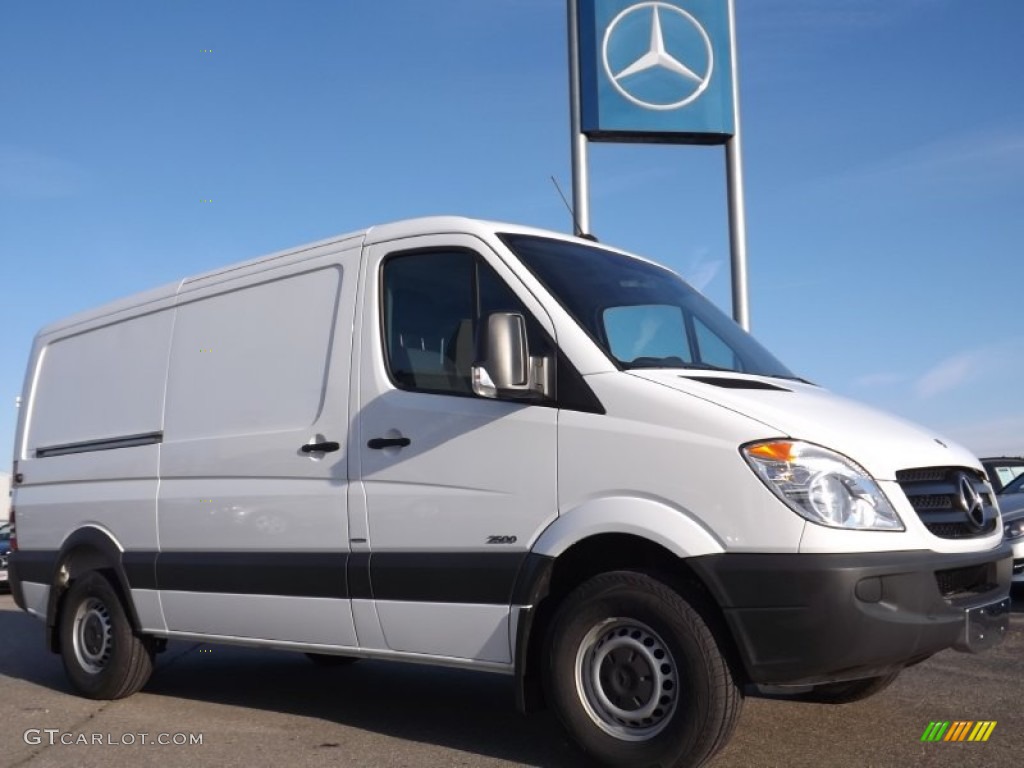 Arctic White 2013 Mercedes-Benz Sprinter 2500 Cargo Van Exterior Photo #77720181