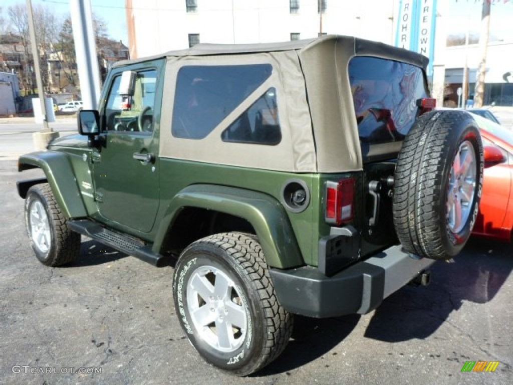 Jeep Green Metallic 2008 Jeep Wrangler Sahara 4x4 Exterior Photo #77720278