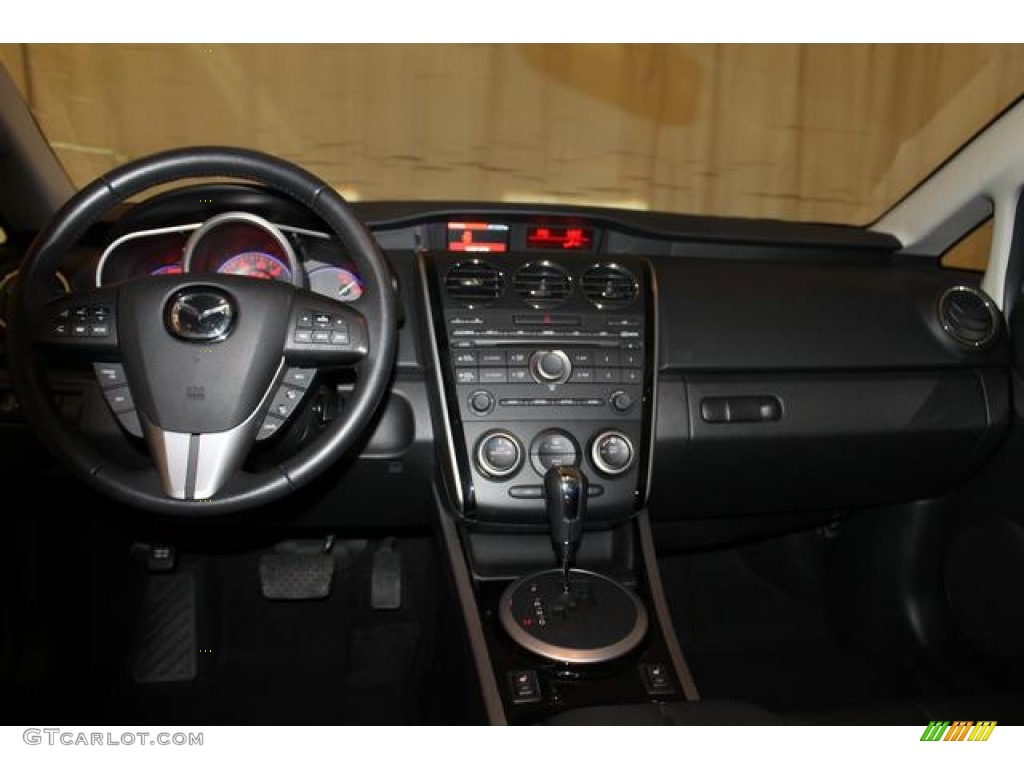 2010 Mazda CX-7 s Grand Touring AWD Black Dashboard Photo #77720346