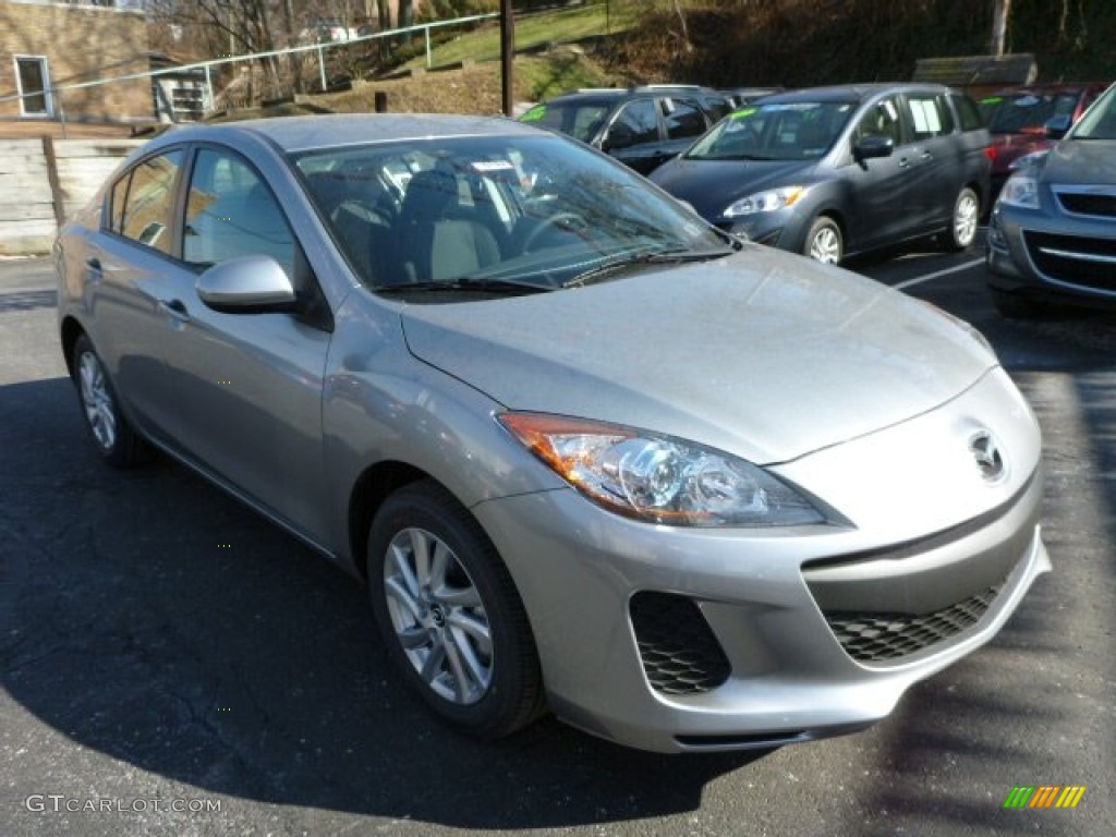 Liquid Silver Metallic 2013 Mazda MAZDA3 i Touring 4 Door Exterior Photo #77720630