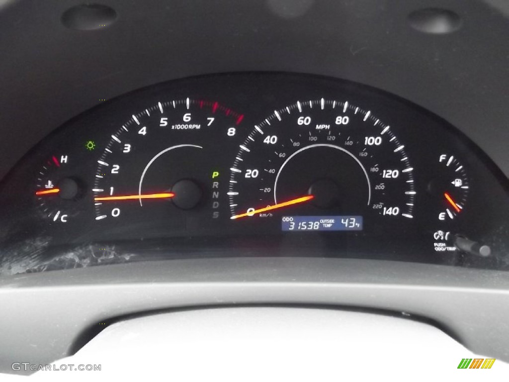 2011 Toyota Camry LE Gauges Photo #77720736