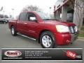 Red Brawn 2005 Nissan Titan LE Crew Cab