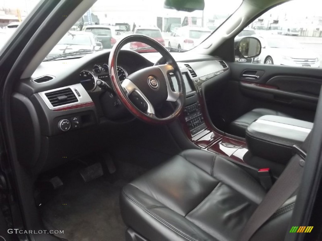 Ebony/Ebony Interior 2009 Cadillac Escalade AWD Photo #77721674