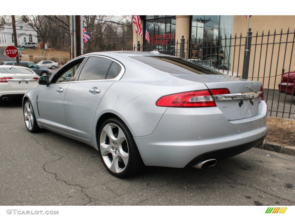 2009 XF Supercharged - Liquid Silver Metallic / Ivory/Oyster photo #4