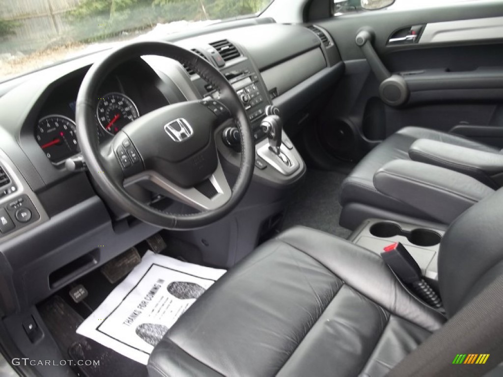 Black Interior 2010 Honda CR-V EX-L AWD Photo #77722896