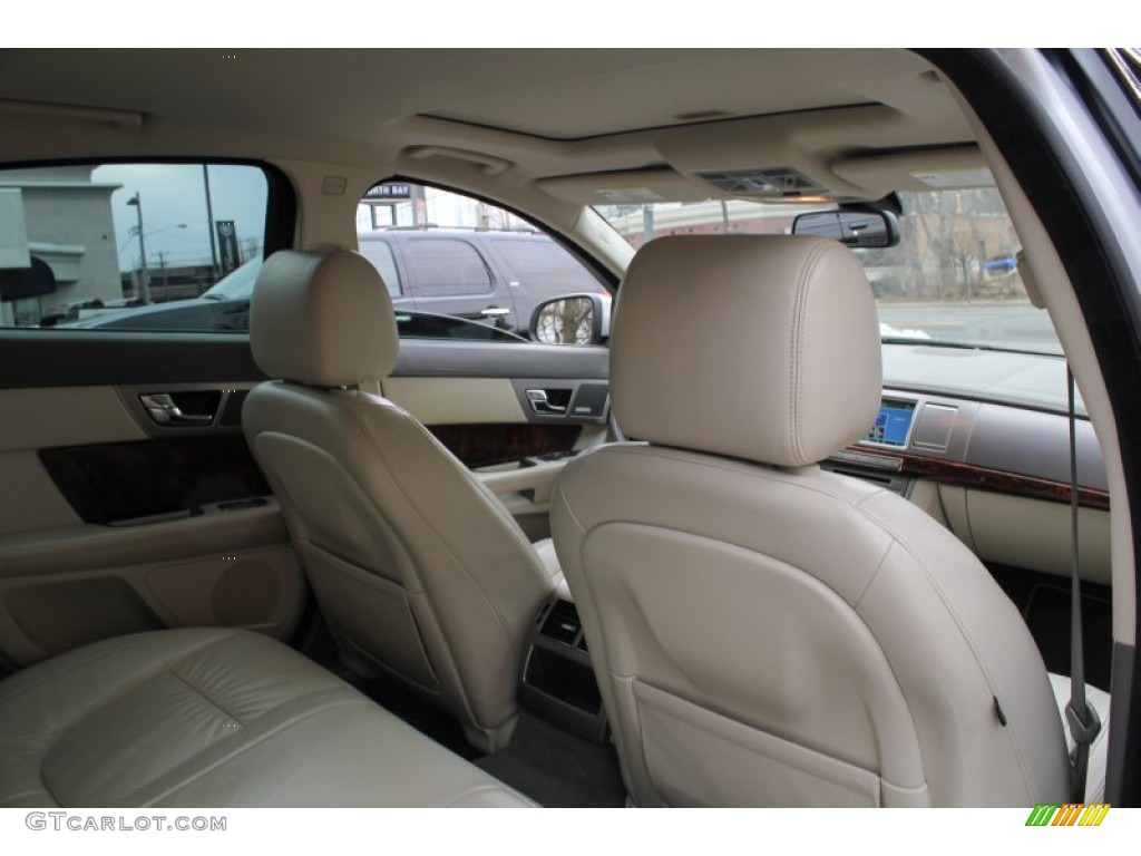 2009 XF Supercharged - Liquid Silver Metallic / Ivory/Oyster photo #14