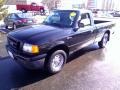 Black 2004 Ford Ranger XL Regular Cab Exterior