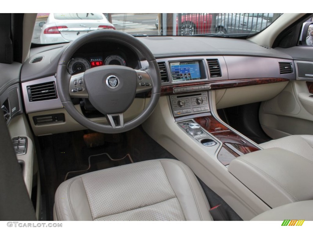 Ivory/Oyster Interior 2009 Jaguar XF Supercharged Photo #77723066