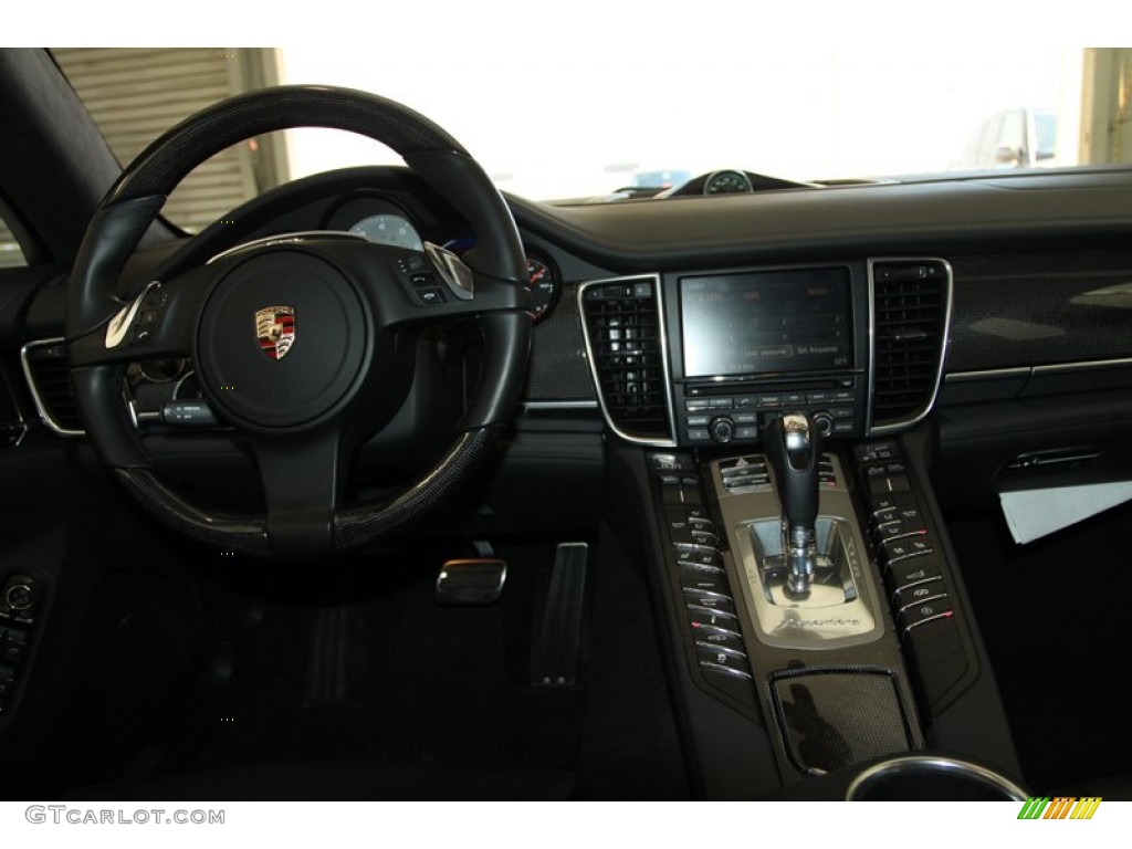 2011 Porsche Panamera S Black Dashboard Photo #77724825
