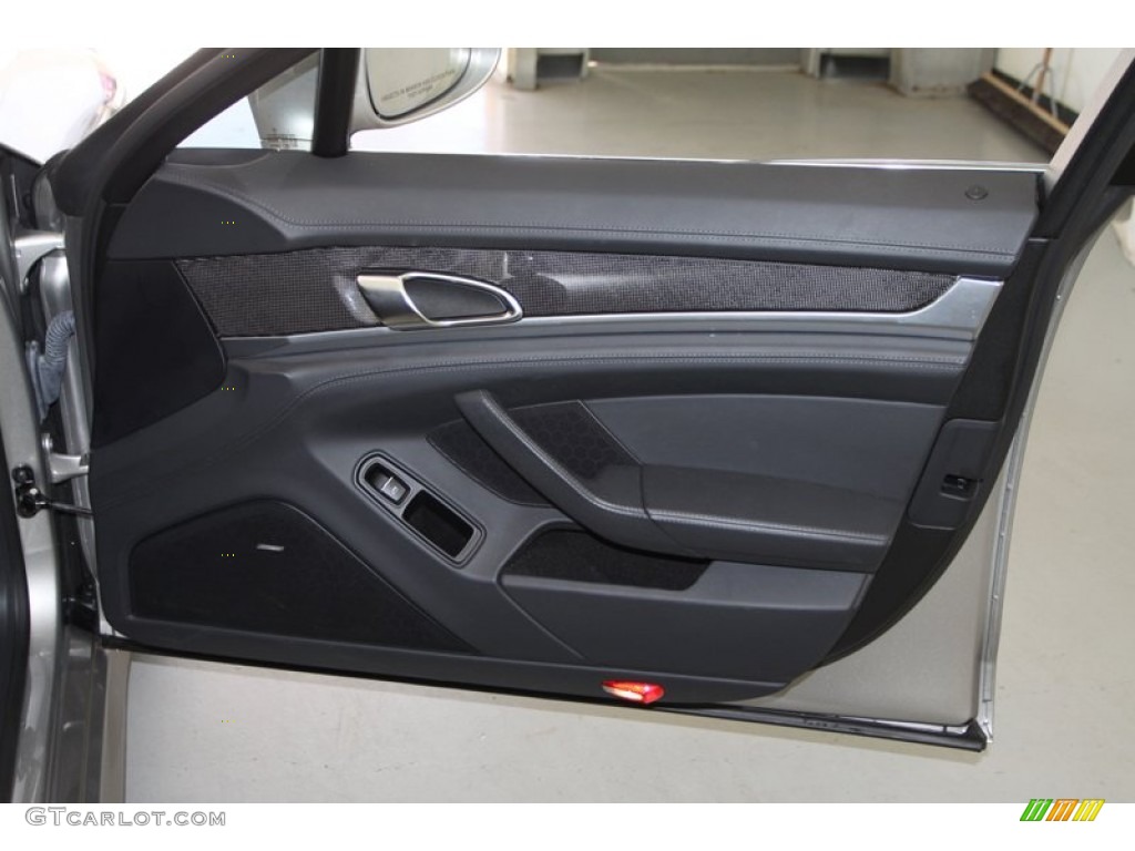 2011 Porsche Panamera S Black Door Panel Photo #77725014