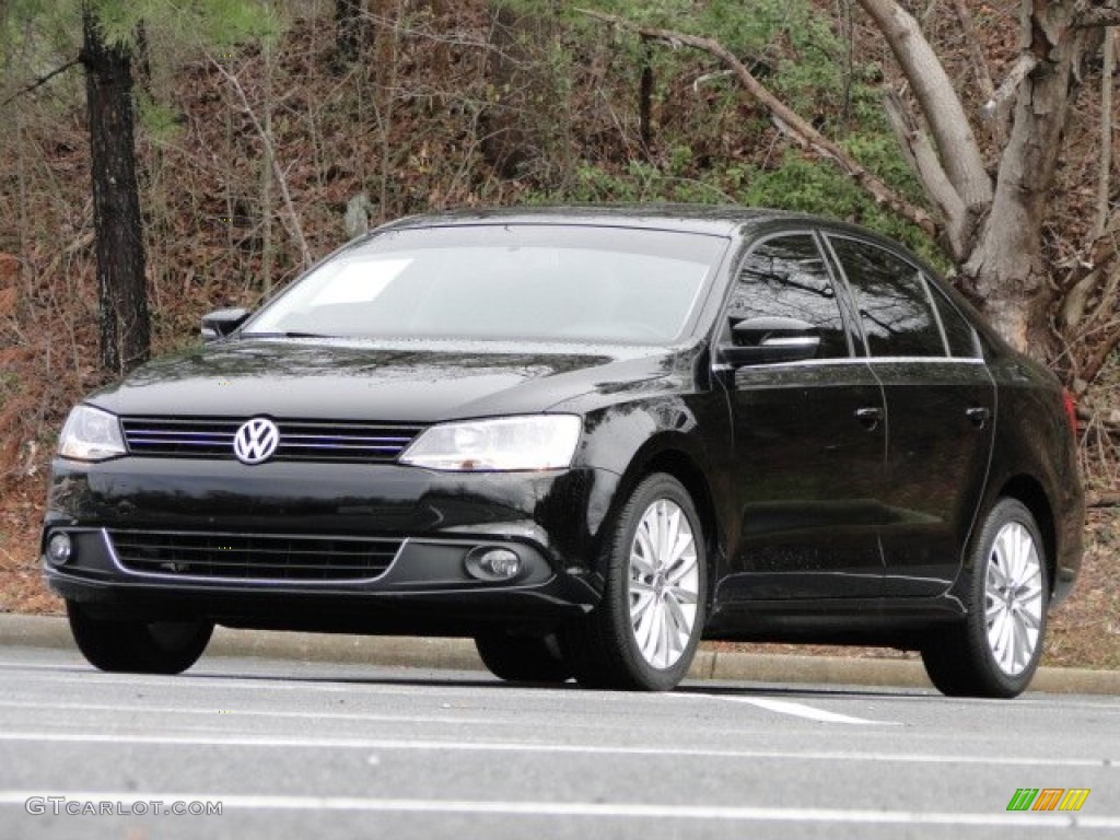 Black Uni 2013 Volkswagen Jetta TDI Sedan Exterior Photo #77725398