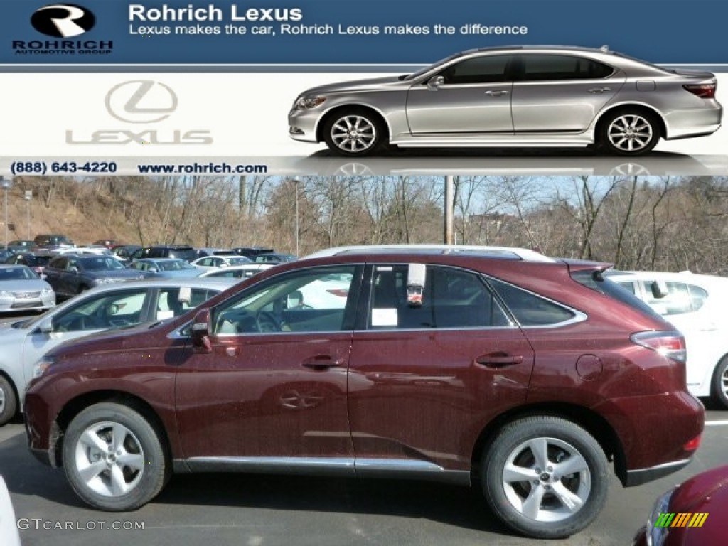 Claret Red Mica Lexus RX