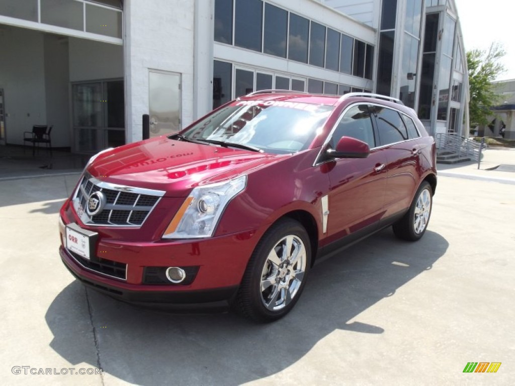 2011 SRX 4 V6 AWD - Crystal Red Tintcoat / Ebony/Titanium photo #1