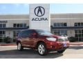2009 Salsa Red Pearl Toyota Highlander Limited  photo #1