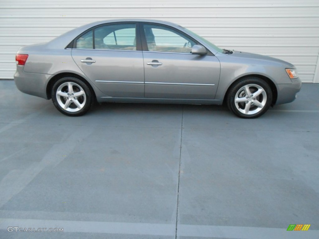 Steel Gray 2008 Hyundai Sonata Limited V6 Exterior Photo #77727434