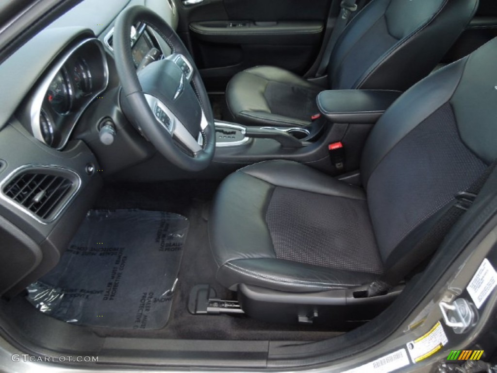 Black Interior 2011 Chrysler 200 S Photo #77728171