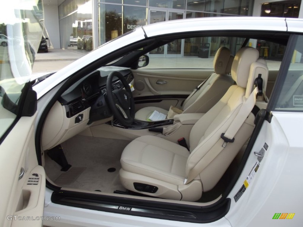 2013 3 Series 328i Convertible - Alpine White / Cream Beige photo #13