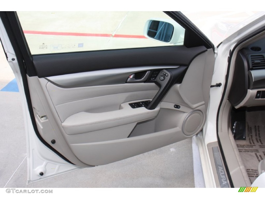 2010 Acura TL 3.5 Taupe Door Panel Photo #77729049