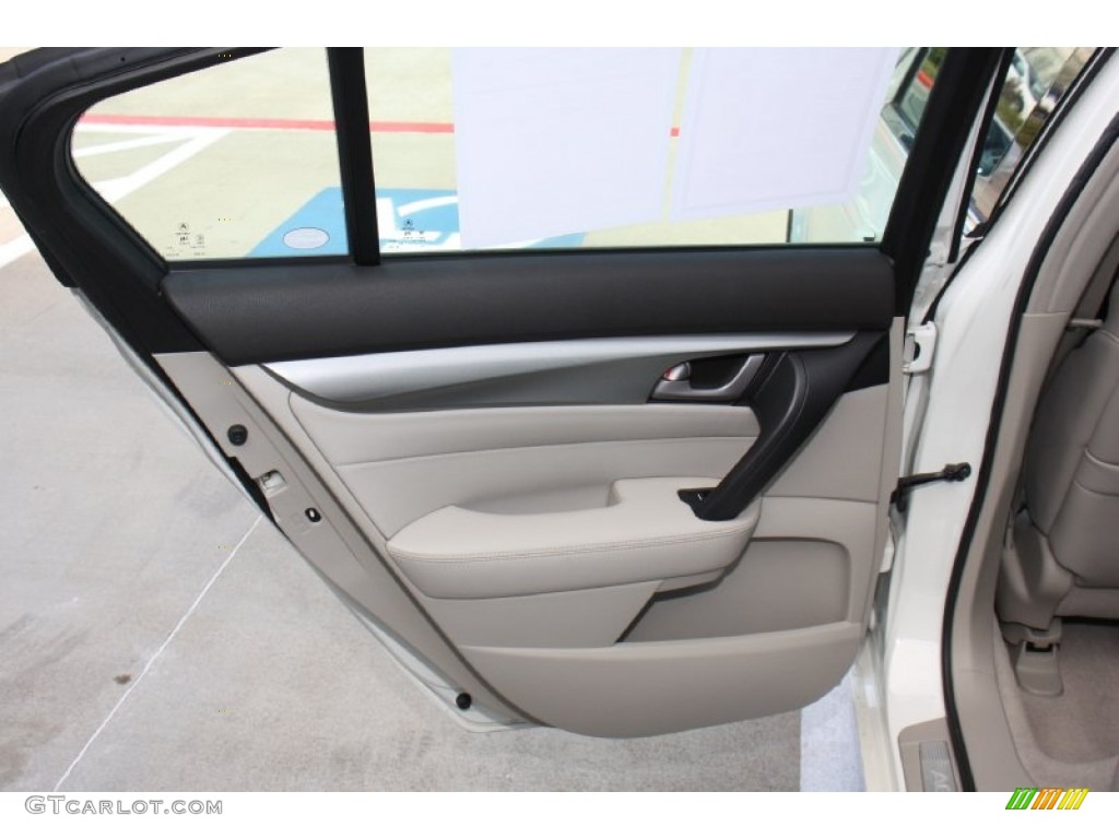 2010 Acura TL 3.5 Taupe Door Panel Photo #77729094