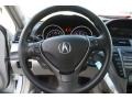 2010 Acura TL Taupe Interior Steering Wheel Photo