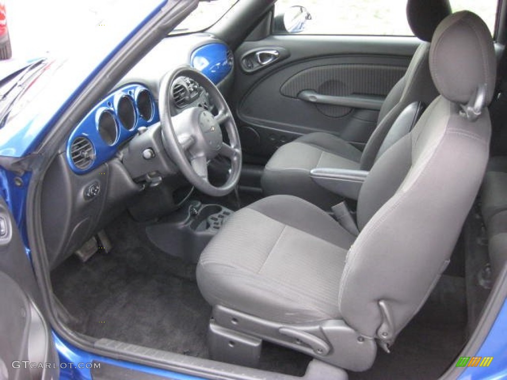 Dark Slate Gray Interior 2005 Chrysler PT Cruiser Convertible Photo #77729622