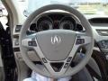 Taupe 2012 Acura MDX SH-AWD Steering Wheel